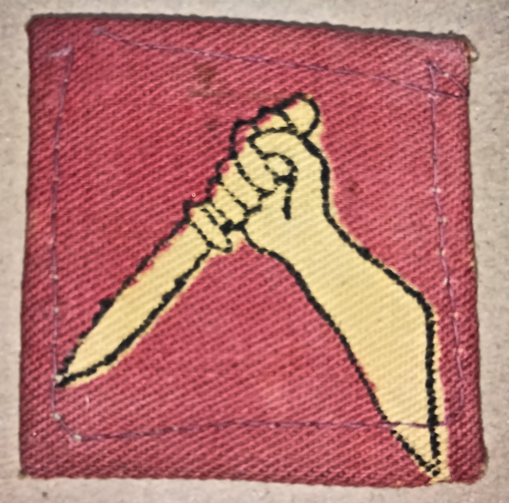 British WW2 - 19th Indian Division WW2 Printed Formation Patch