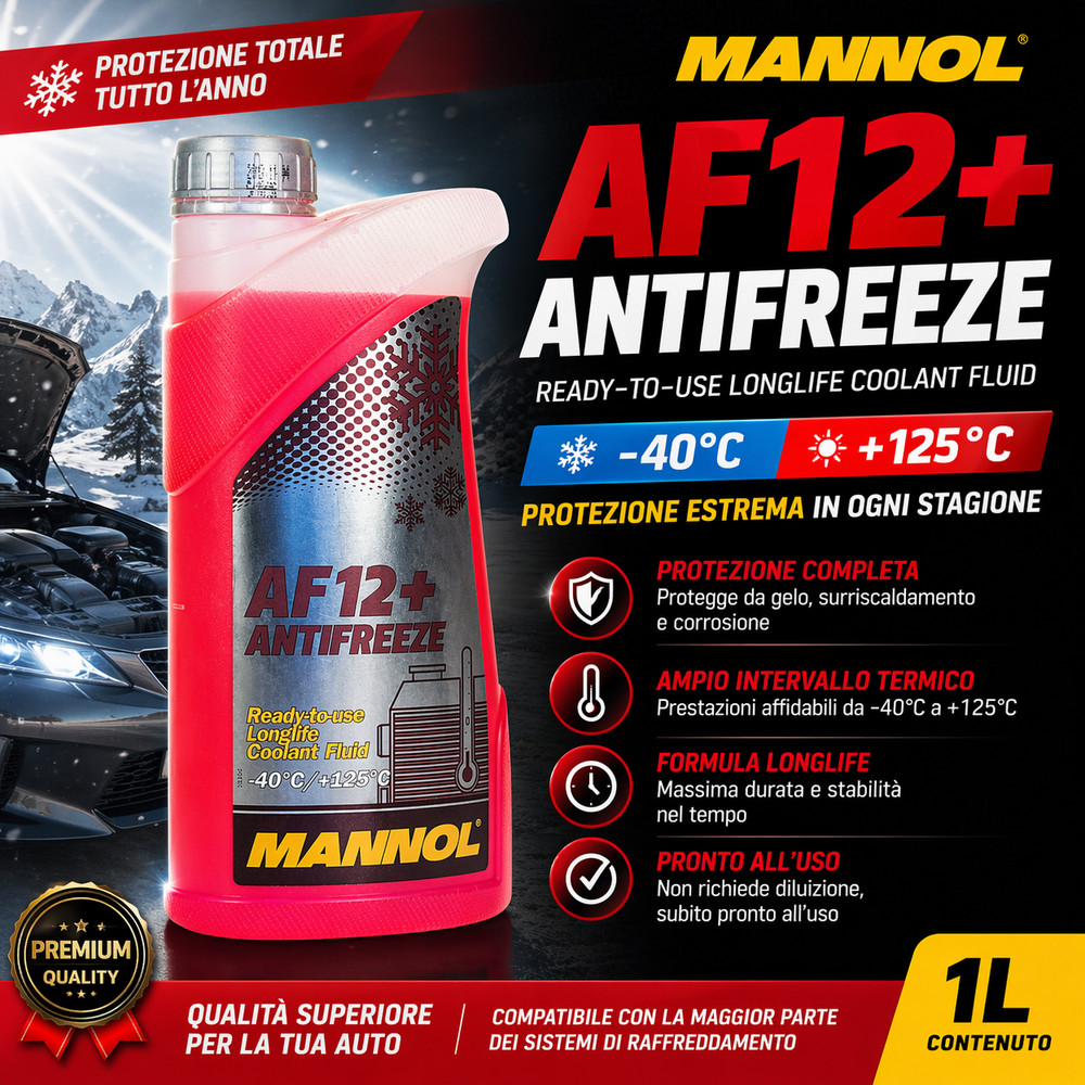 Mannol Antifreeze Radiator Red