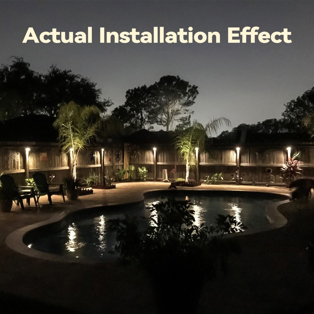 12 Pack LED 5CCT Low Voltage Deck Light, Landscape Fence Light, Bronze