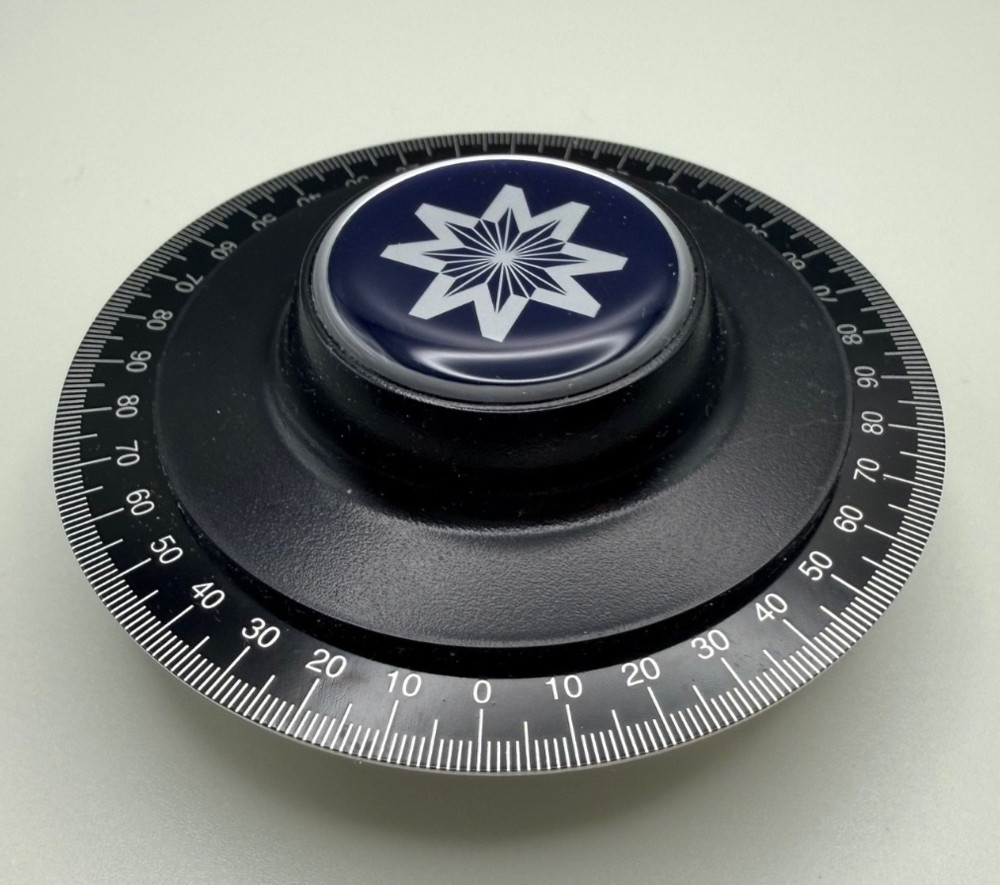 Meade ETX Telescope Left and Right Declination Knobs - Silver & Dark Blue