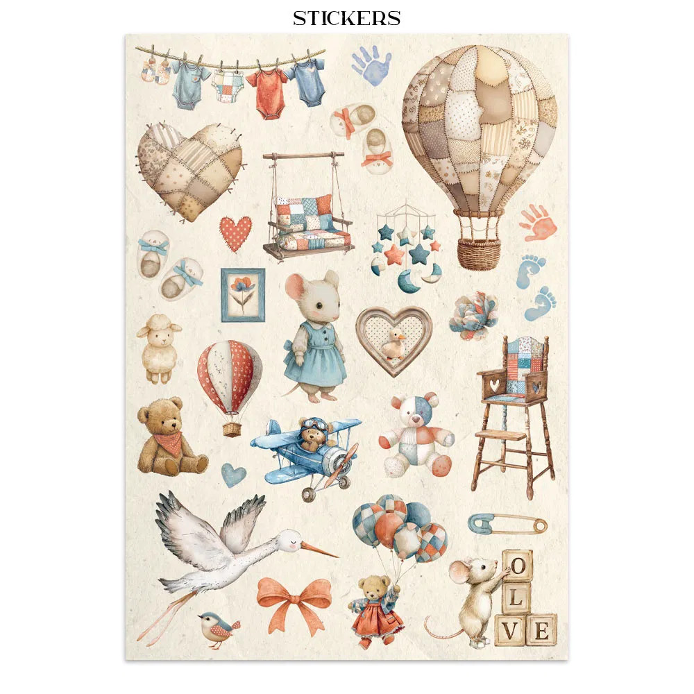 Baby Junk Journal - 16 Pages