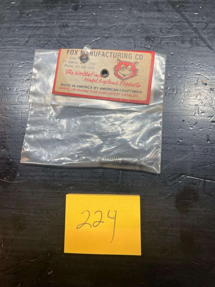 VINTAGE FOX NEEDLE VALVE ASSEMBLE NO. 11510