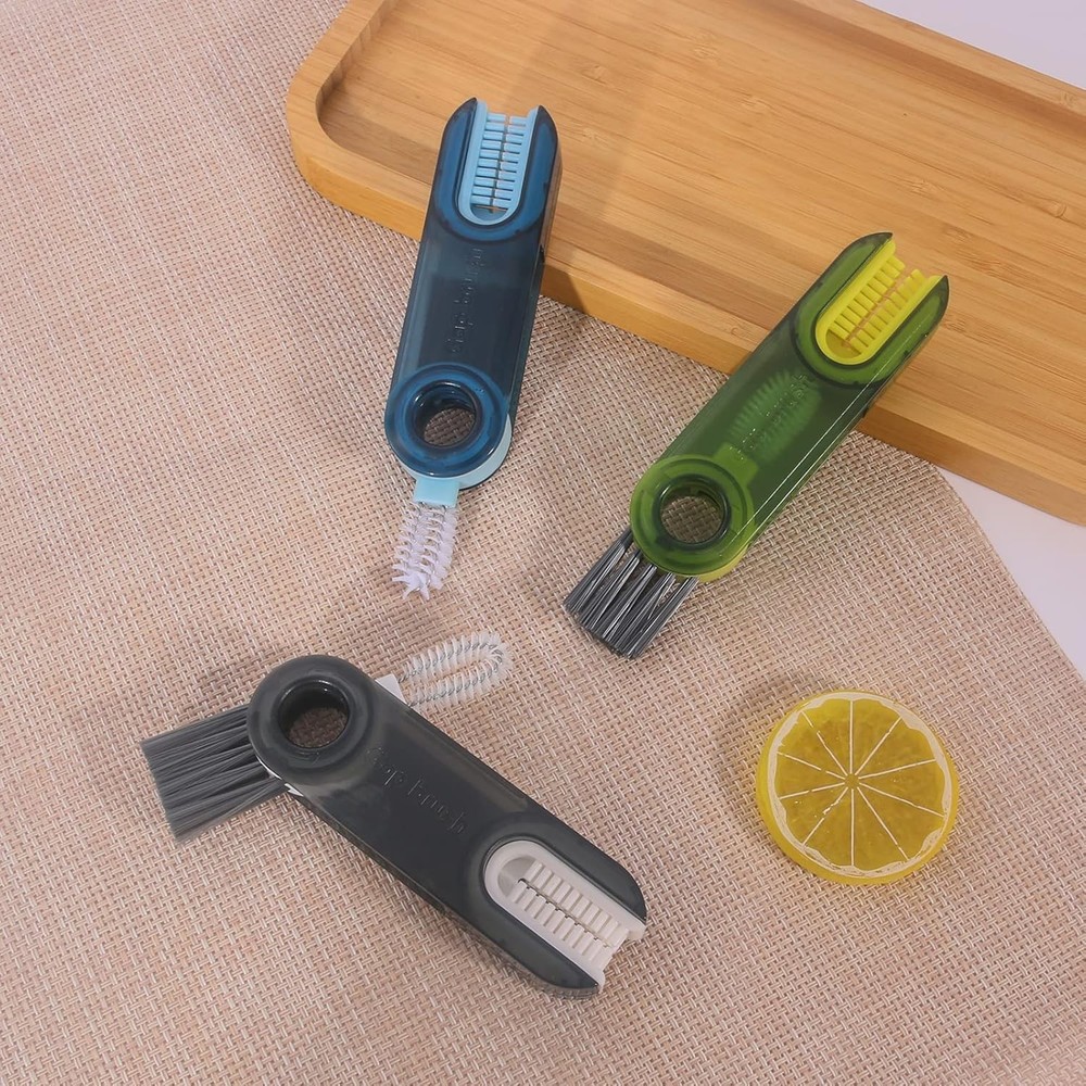 Versatile Insulation Bottle Cleaning Brush Set - Compact and User-Friendly