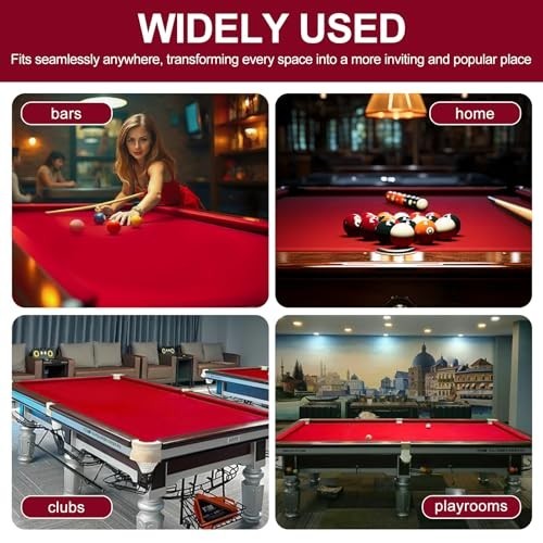 8ft Pool Table Felt Replacement Kit - Billiard Cloth, Gloves, Strips & Tools