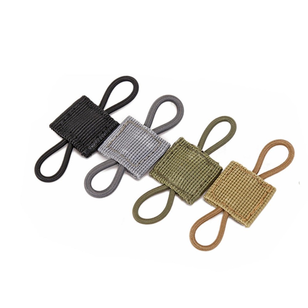 10*Tactical Molle System Backpack Attachment PTT Retainer Antenna Binding Buckle