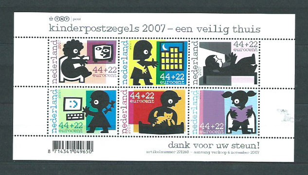 Holland - Mail 2007 Yvert 2447/52 ** Mnh