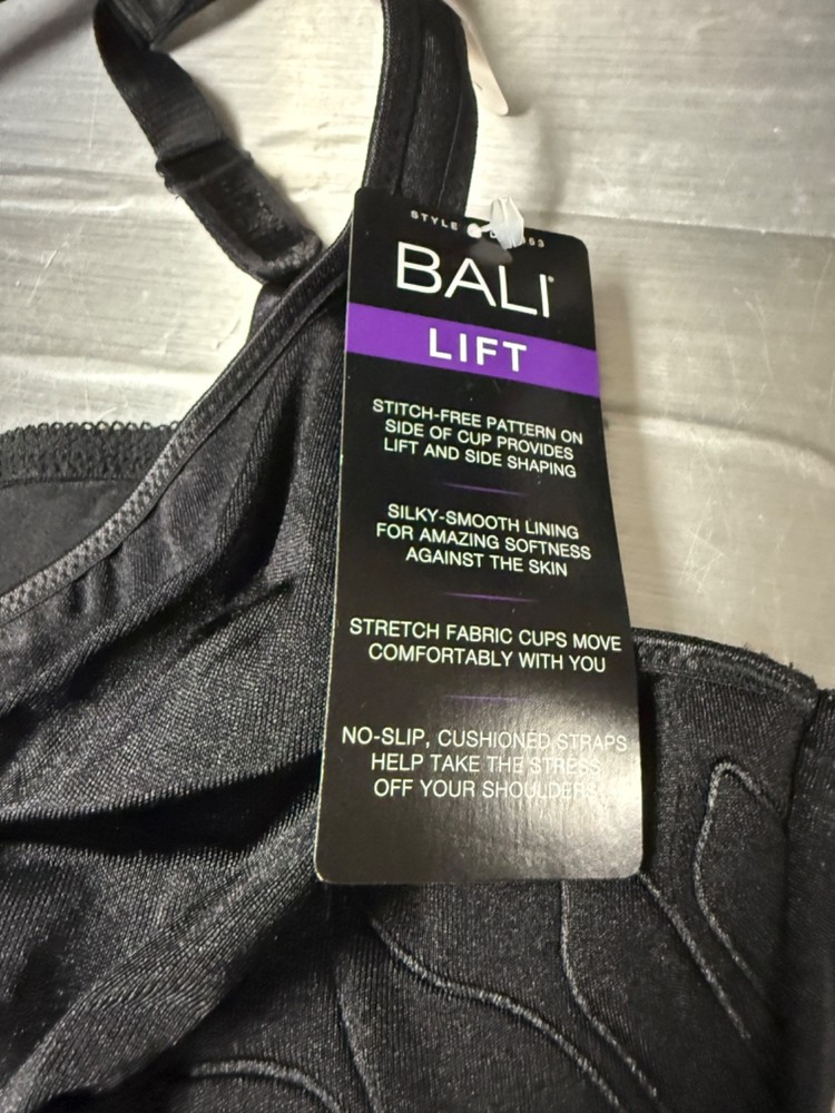 NWT Bali lift Bra 40d Black