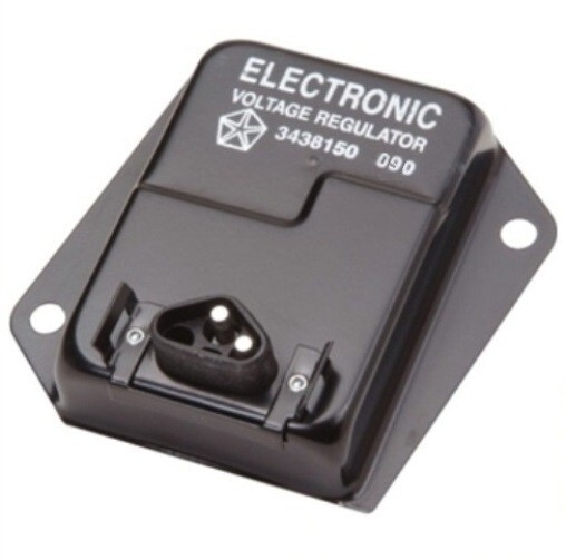 Date-Coded MoPar Script Voltage Regulator for AAR 'cuda & Challenger T/A