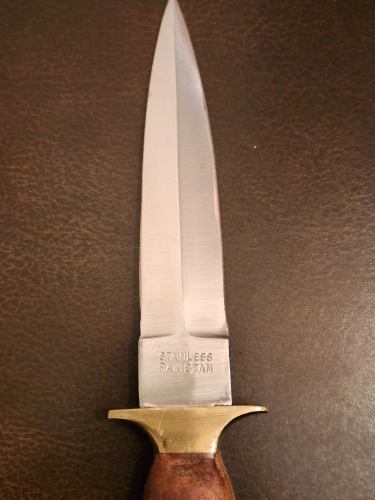 Pakistan Stainless Daggers with Multi-color Wood Handle & Brass Handle, & Eagle