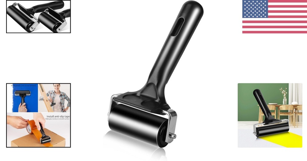 Versatile 2.2 Inch Craft Roller Tool for Printmaking & Scrapbooking | Easy Grip