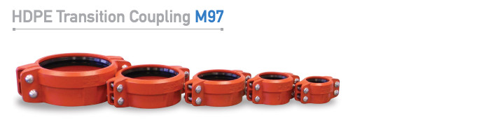 4" HDPE Transition Coupling (Vic Coupling)