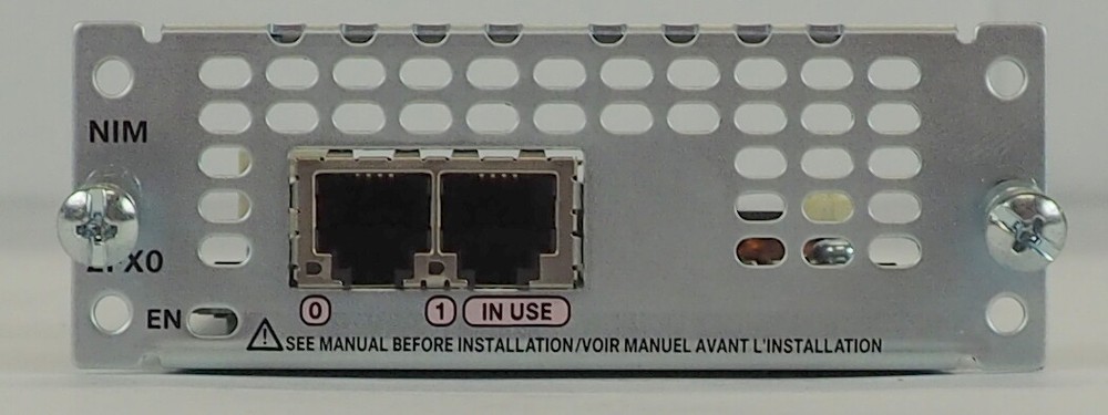 Cisco NIM-2FXO 2-port Network Interface Module - FXO for ISR 4000 Series Routers