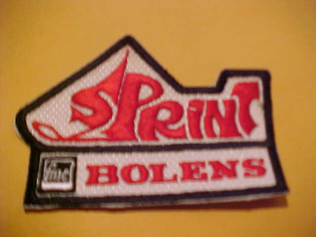 RARE BOLENS SPRINT  SNOWMOBILE PATCH RARE