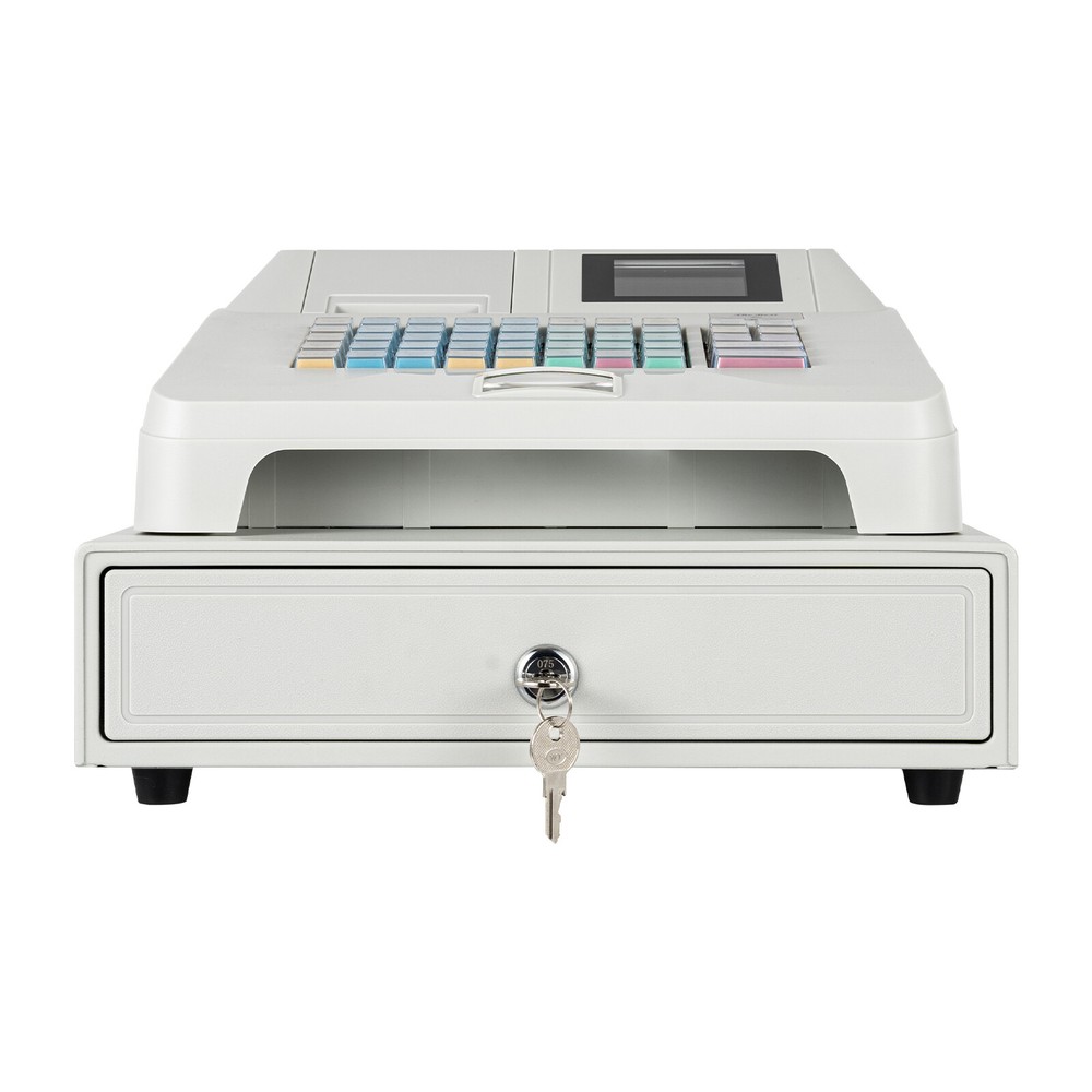 Electronic Cash Register - Digital LED, 48-Key Keyboard, Drawer Box