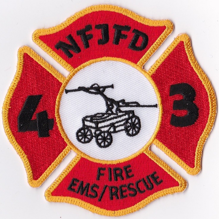NFJFD Fire EMS Rescue 43 Firefighter Patch
