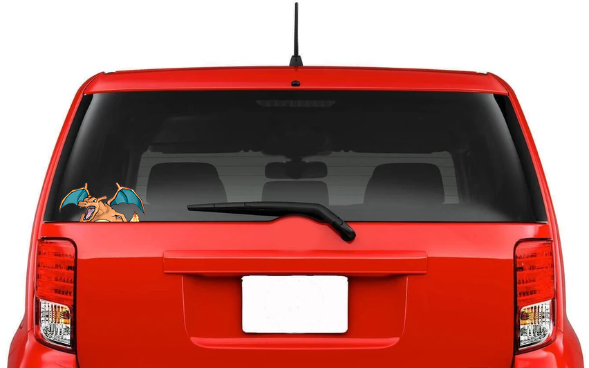 Charizard POKEMON STICKER DECAL -Flying Peeker Peeking- 4 Different Sizes