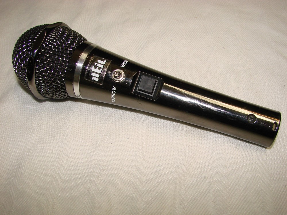 VERY NICE HEIL HM-10 DUAL ELEMENT MICROPHONE BIN $79.95