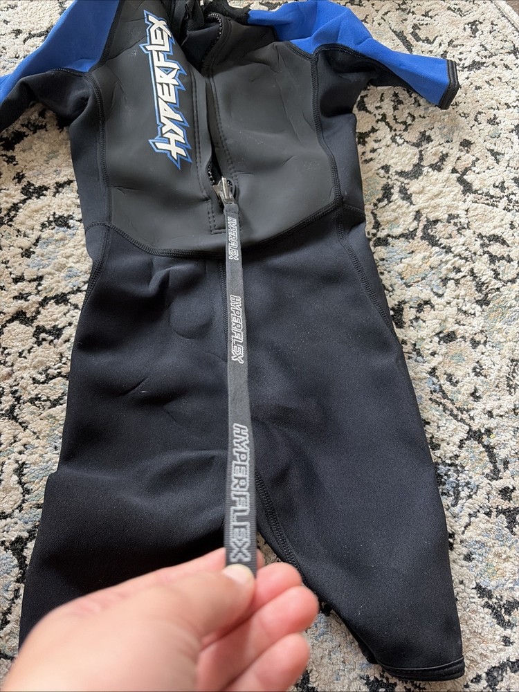 A Hyperflex Spring Wetsuit. Blue And Black. Size Child’s 10