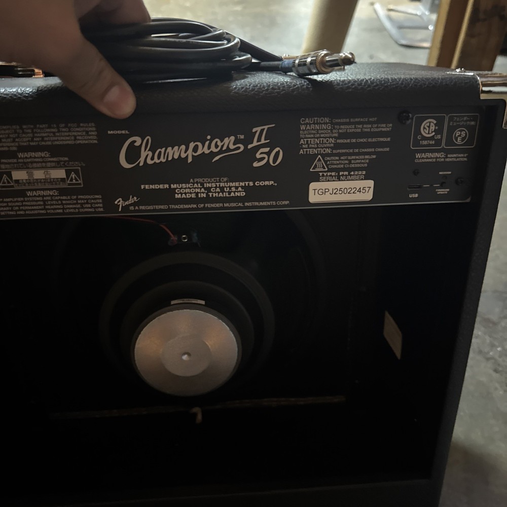 Fender Champion II 50 Amp Black