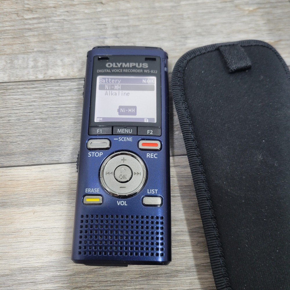 Olympus WS-822 Digital Stereo Voice Recorder - USB / Tested Working
