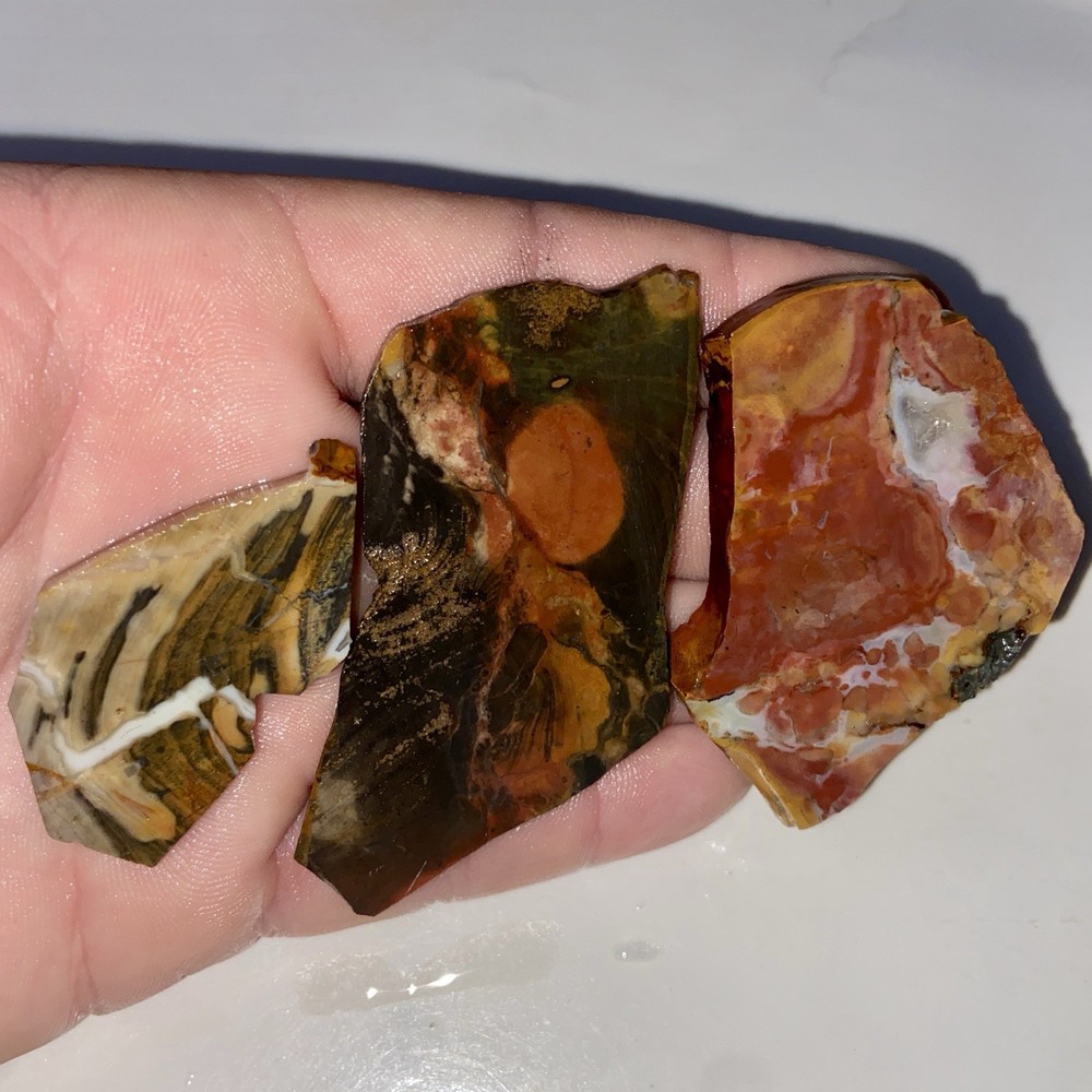 Ohio Flint 3 Pc Lapidary Slabs 2.13 Oz