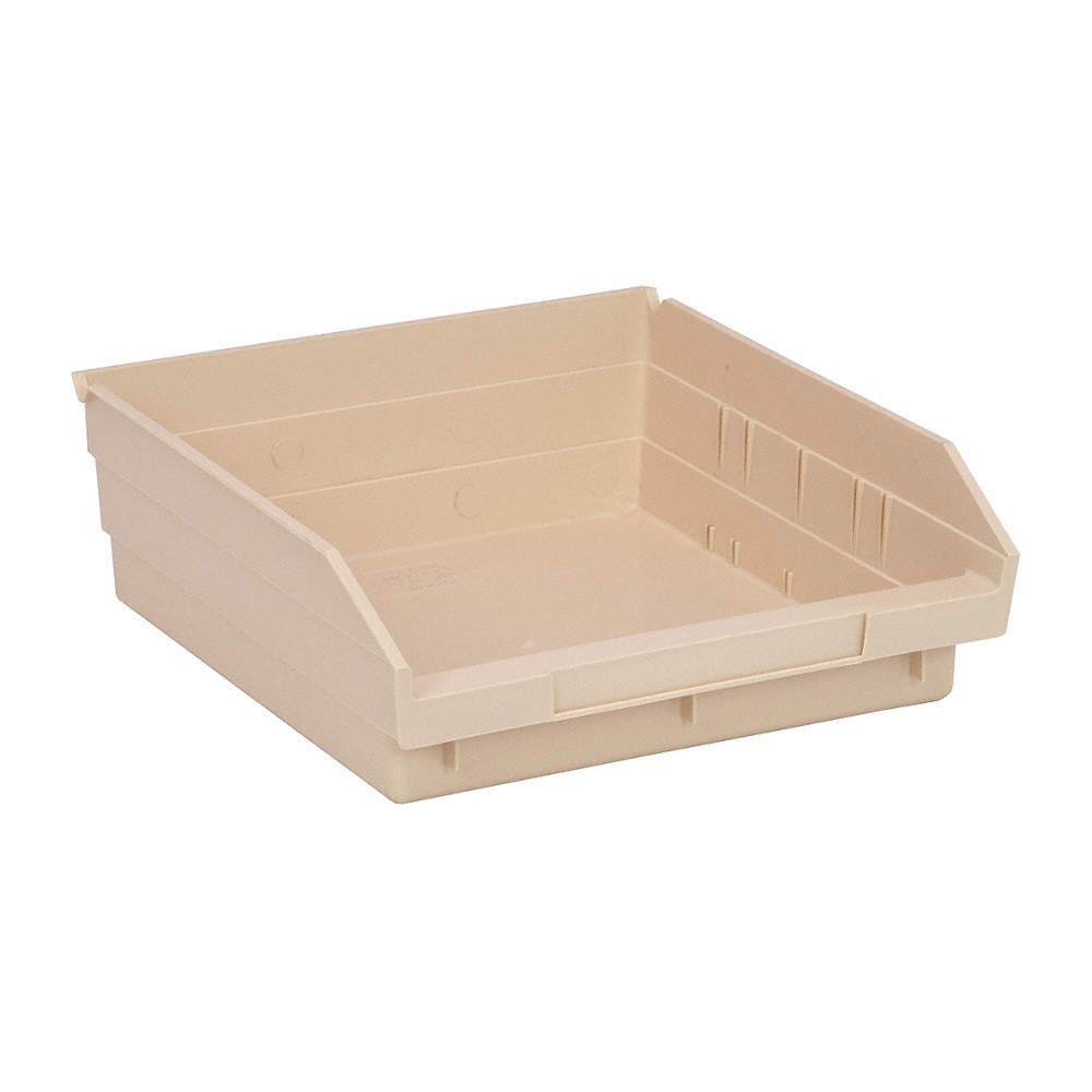 QUANTUM STORAGE SYSTEMS QSB109IV Shelf Bin,Ivory,Polypropylene,4 in 9NPN2