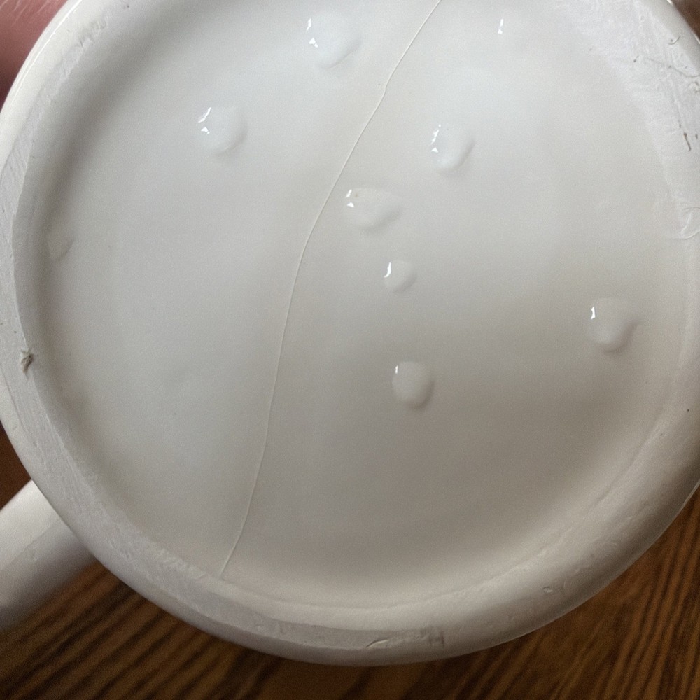 Vintage 1994 Cracker Barrel Hobnail Tea For One Daisy Ladybug NOTE