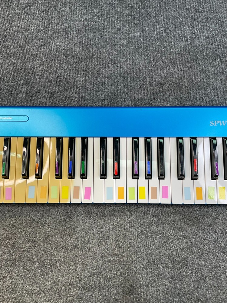 Suzuki SPW-49 USB MIDI Keyboard Controller 49 Key Blue Tested