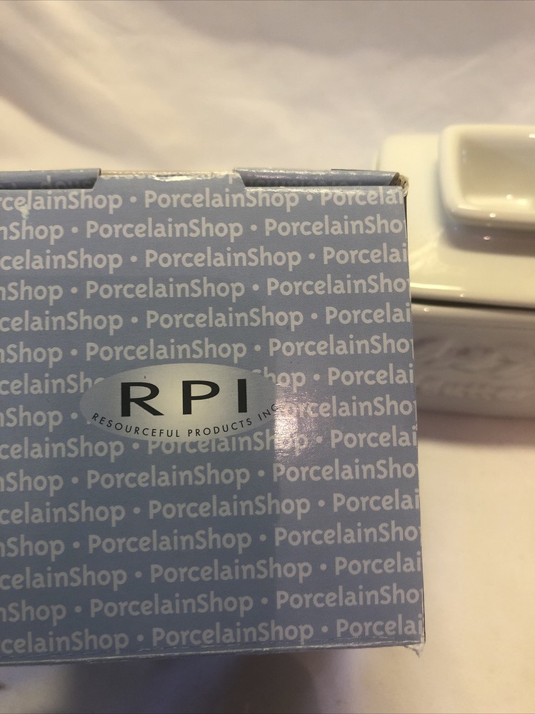 RPI - Butter keeper- White Porcelain