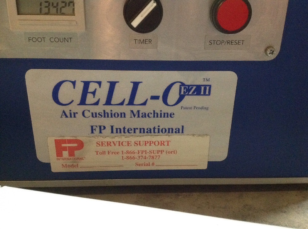Cell-o Ez 2 air cushion air bubble Pillow Packing machine Powers On Untested.