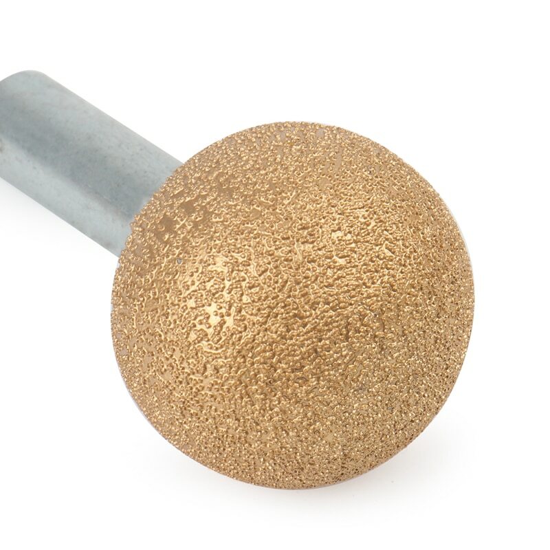 Diamond Grinding Bit 1-3/8" 2" Spherical Head Round Ball Tools For Stone Pebble