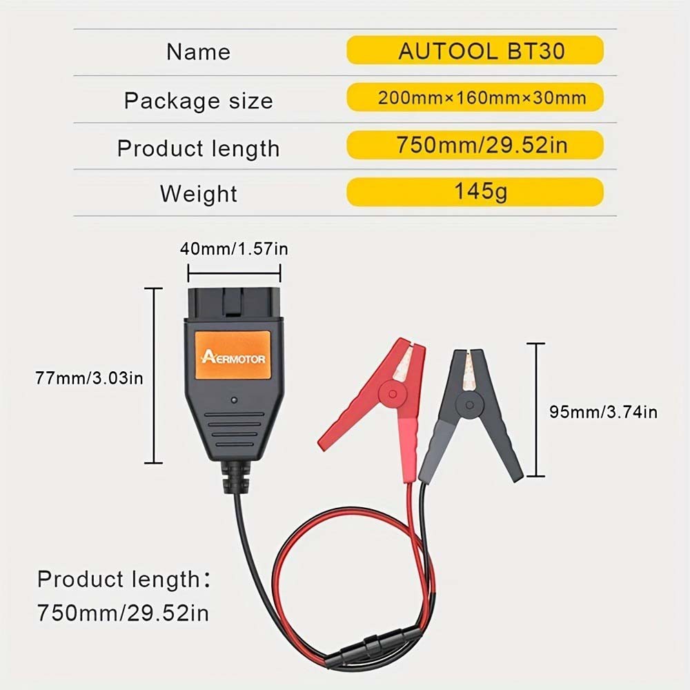 5 - Mode Versatile OBD2 Charging Tool for Infinite - Diverse Car Battery Tasks