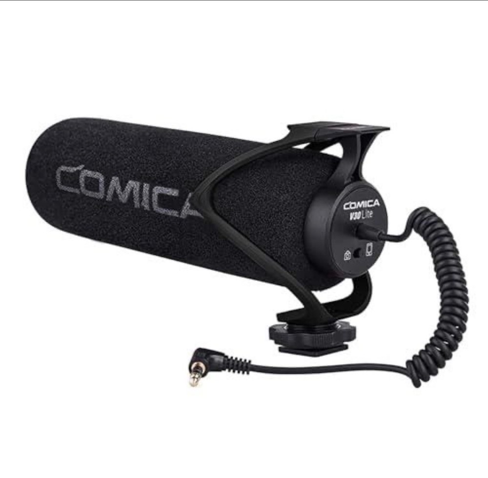 COMICA CVM-V30 Lite Shotgun Microphone DSLR Camera iPhone Android 3.5mm