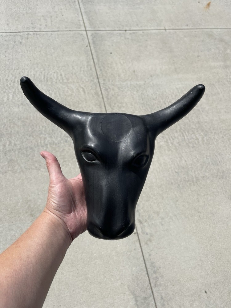 ROPING STEER HEAD Display Rodeo Gear Practice Unbranded
