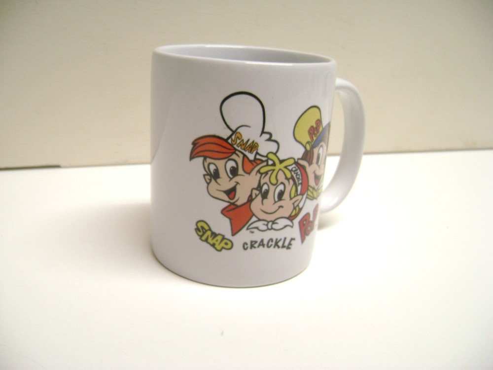 Kellogg's Breakfast Characters SNAP CRACKLE+POP Ceramic Cup, Color on White