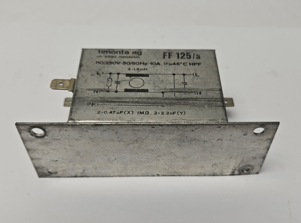 TIMONTA AG FF125/a LINE FILTER.