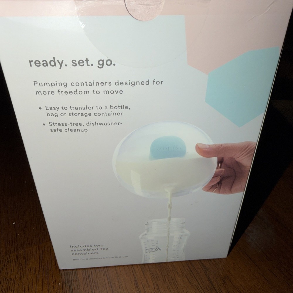 WILLOW Go Breast Milk Container 2ct Reusable High Capacity 7oz Large