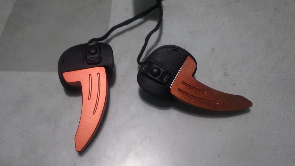 16 DODGE CHARGER STEERING WHEEL PADDLE SHIFTER SET