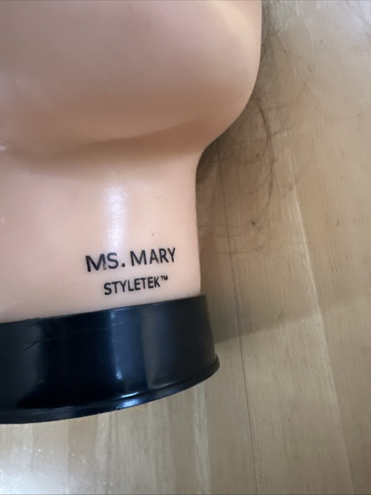 Ms. Mary mannequin head human hair