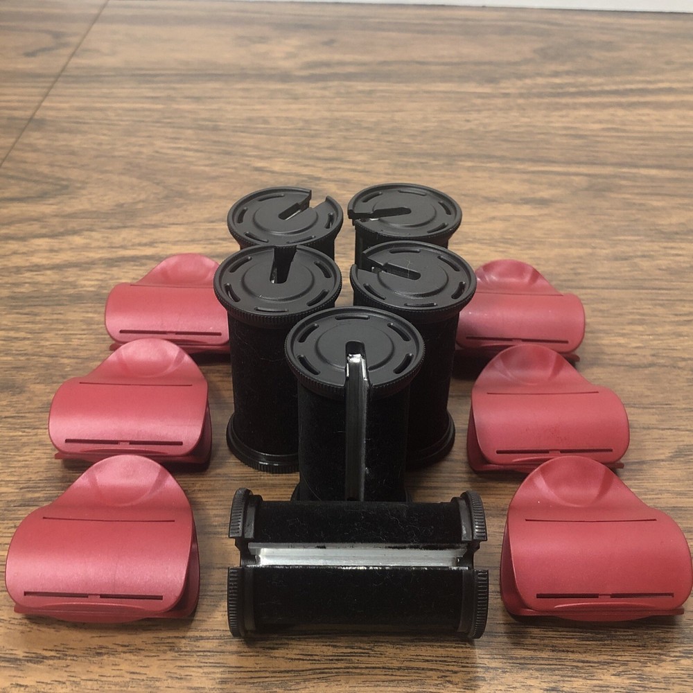 6 Replacement Silk Ceramic Hot Rollers & Clips for Remington H9096 Larger Size