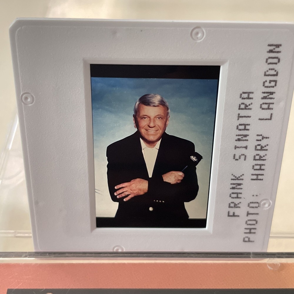 Frank Sinatra 35mm Color Transparency Photo Slide