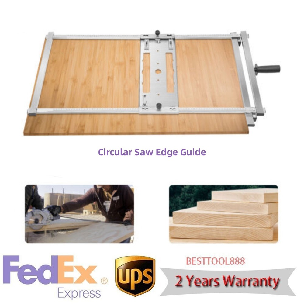 7" Electric Circular Saw Machine Edge Guide Positioning Cutting Board Tool New