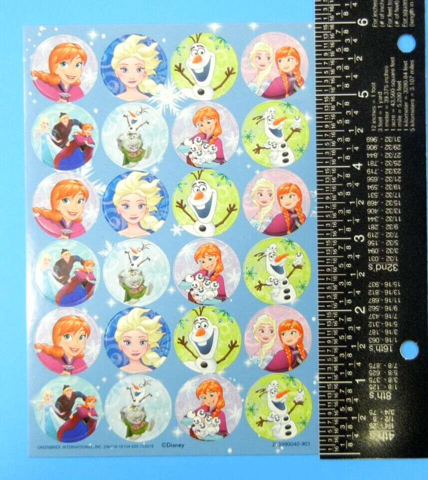 Frozen Disney Sticker Sheet