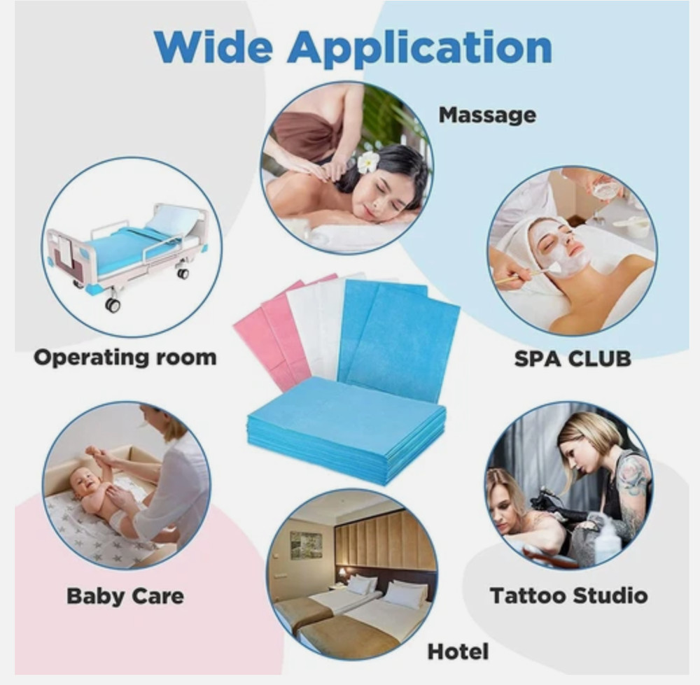 120 pcs Disposable Massage Table Sheets-Massage Table Sheets Non Woven Fabric SP