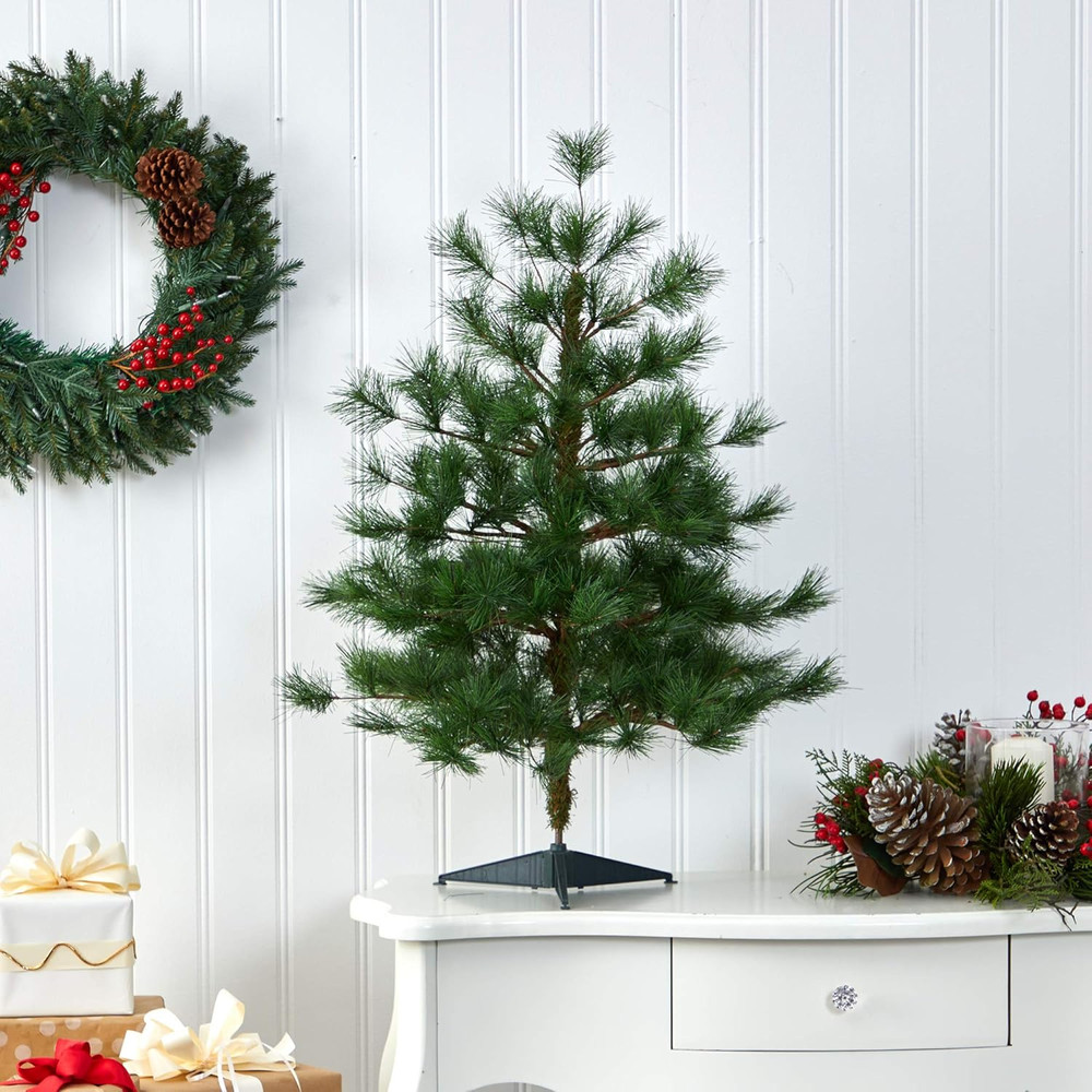 3Ft Yukon Mixed Pine Artificial Christmas Tree with Bendable Branches