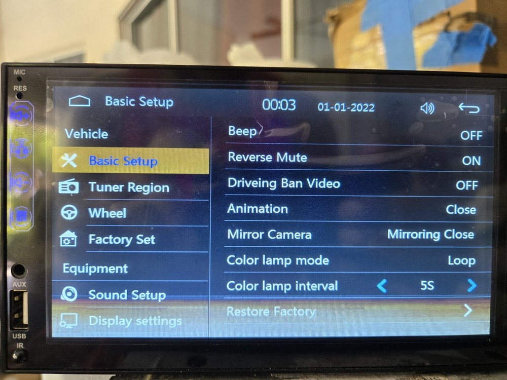 Apple Car Play Android Radio 7" Touch Screen Compatible