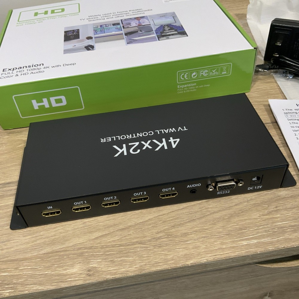 Video Wall Controller 4KX2K HD Display Seamless Splicing Professional Process