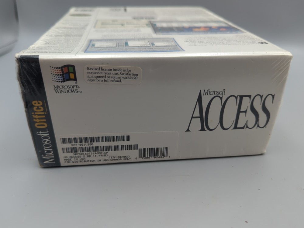 Microsoft Office Access Windows 2.0 Edition 3.5 disks 1994 Software Vintage New!