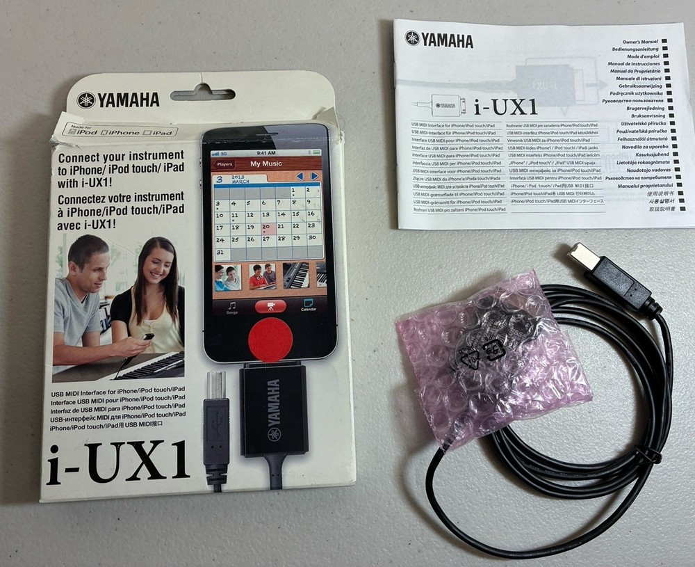 Yamaha i-UX1 USB MIDI Interface for iPhone iPod Touch iPad