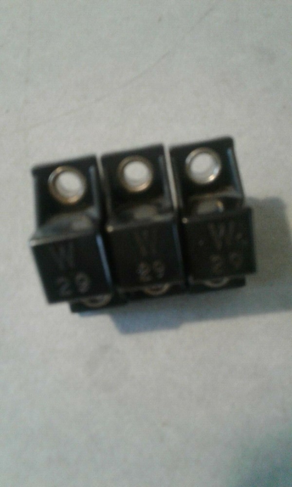 ALLEN BRADLEY W29 LOT OF THREE OVERLOAD HEATERS